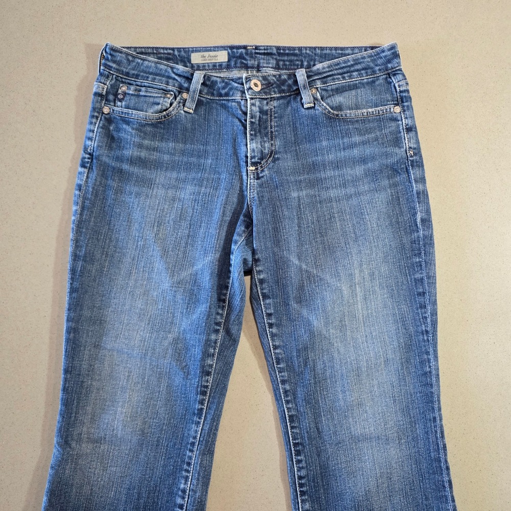 AG Adriano Goldschmied The Jessie Curvy Boot Cut Jeans 28R Blue OGN1321-MUS